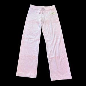 Juicy Couture Pink Velour Pants